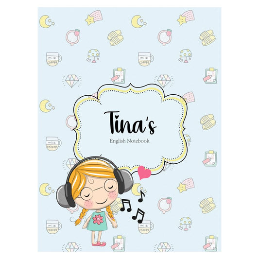 Writing Practice Book Green Girl - Peppydots