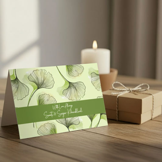 Gift Notecard - Green Leaf Doxbox Store|]Peppydots