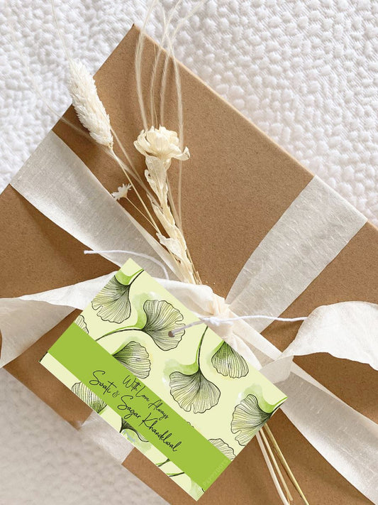 Gift Tag - Green Leaf Doxbox Store|]Peppydots