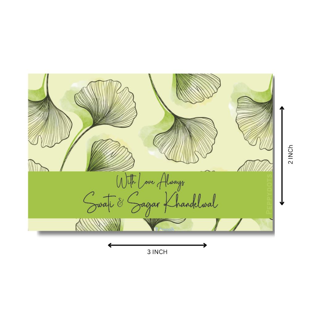 Gift Tag - Green Leaf Doxbox Store|]Peppydots
