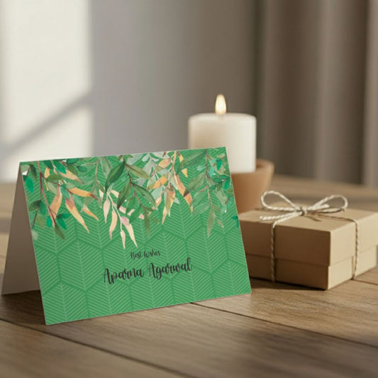 Gift notecard - Green Pattern Doxbox Store|]Peppydots