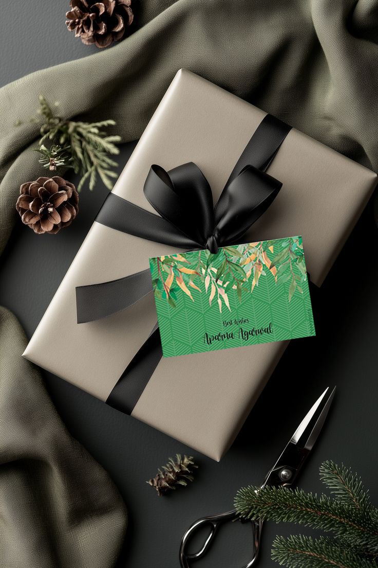 Gift Tag - Green Pattern Doxbox Store|]Peppydots
