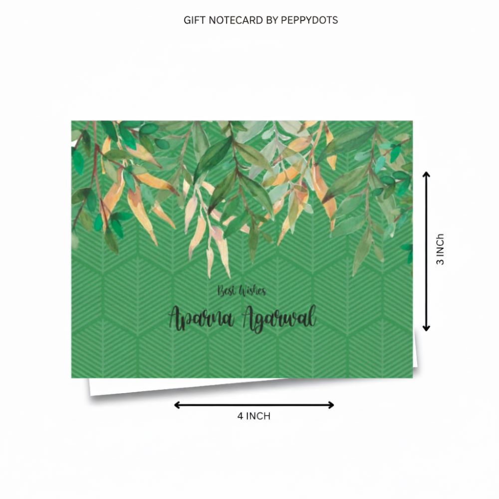 Gift notecard - Green Pattern Doxbox Store|]Peppydots