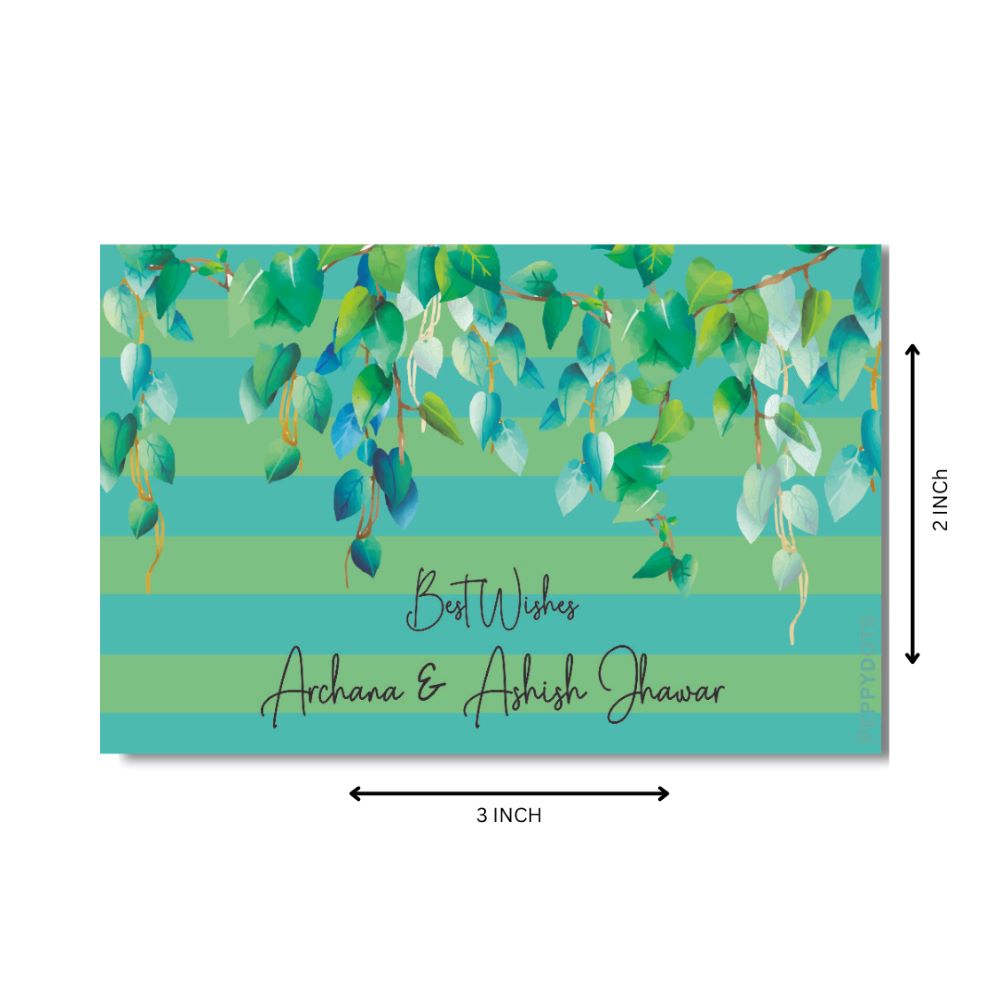 Gift Tag - Green Stripes Doxbox Store|]Peppydots