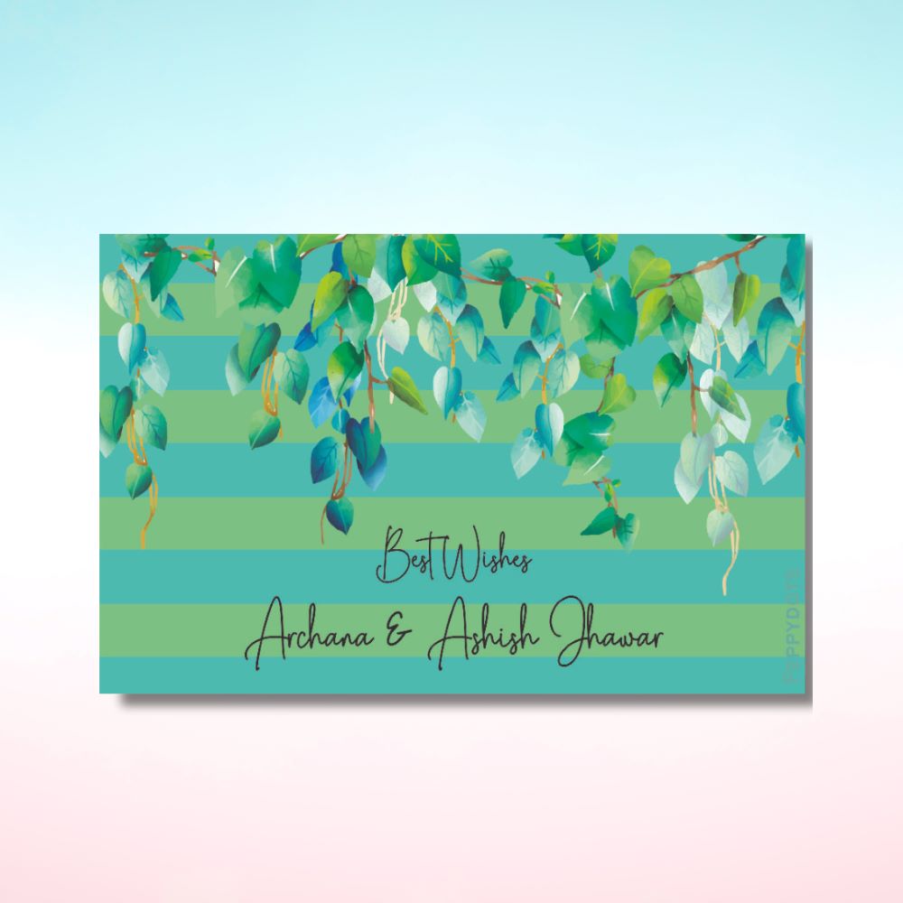 Gift Tag - Green Stripes Doxbox Store|]Peppydots