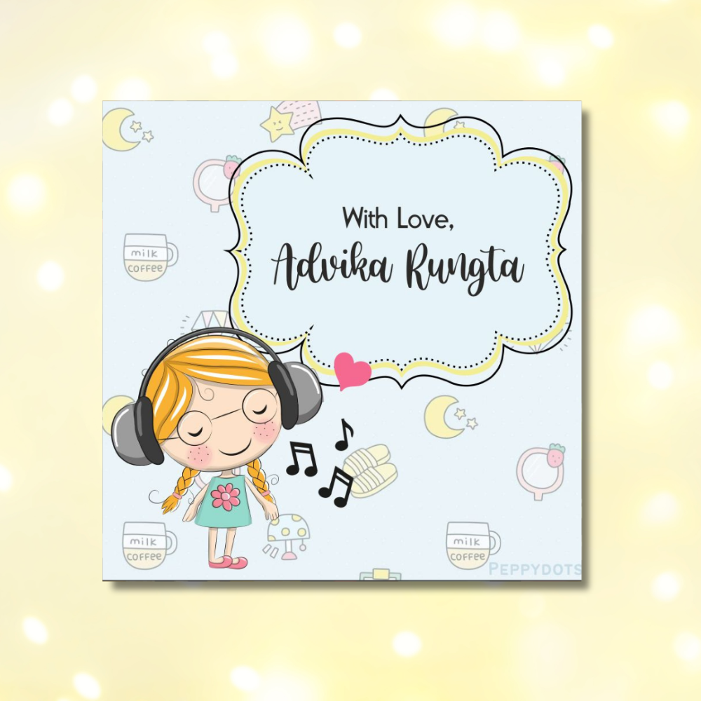 Gift Tag - Green Girl Doxbox Store|]Peppydots