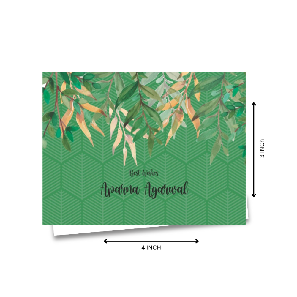 Gift Notecard - Green Pattern Doxbox Store|]Peppydots