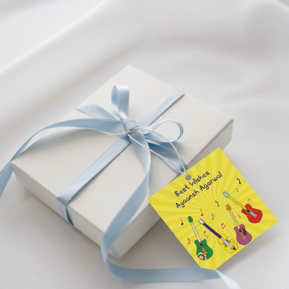 Gift Tag - Guitar Fun Peppydots|]Peppydots