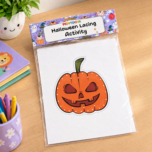 Halloween Lacing Activity Peppydots |]Peppydots