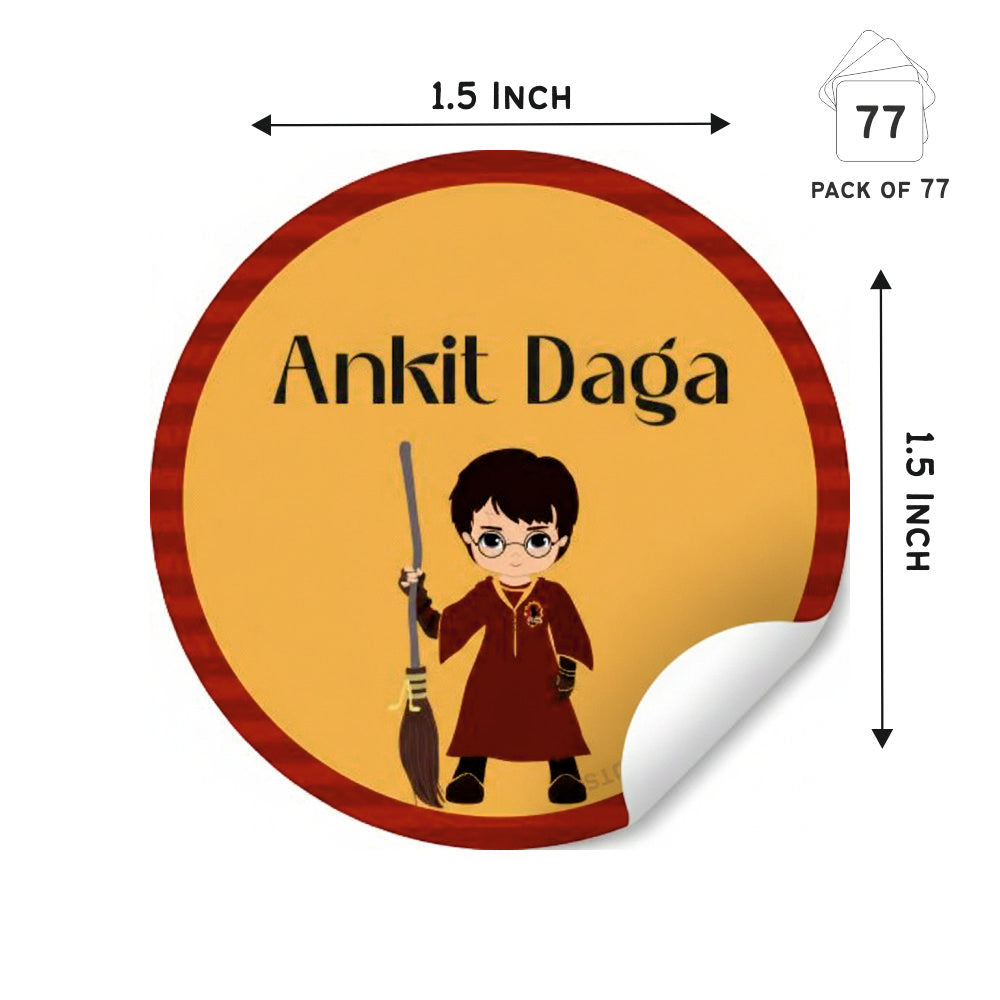 Round Waterproof labels - Harry Potter Doxbox Store|]Peppydots