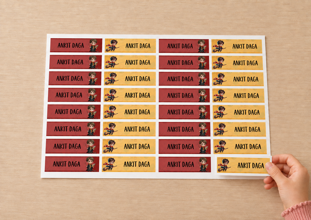 Waterproof Labels - Harry Potter Peppydots|]Peppydots
