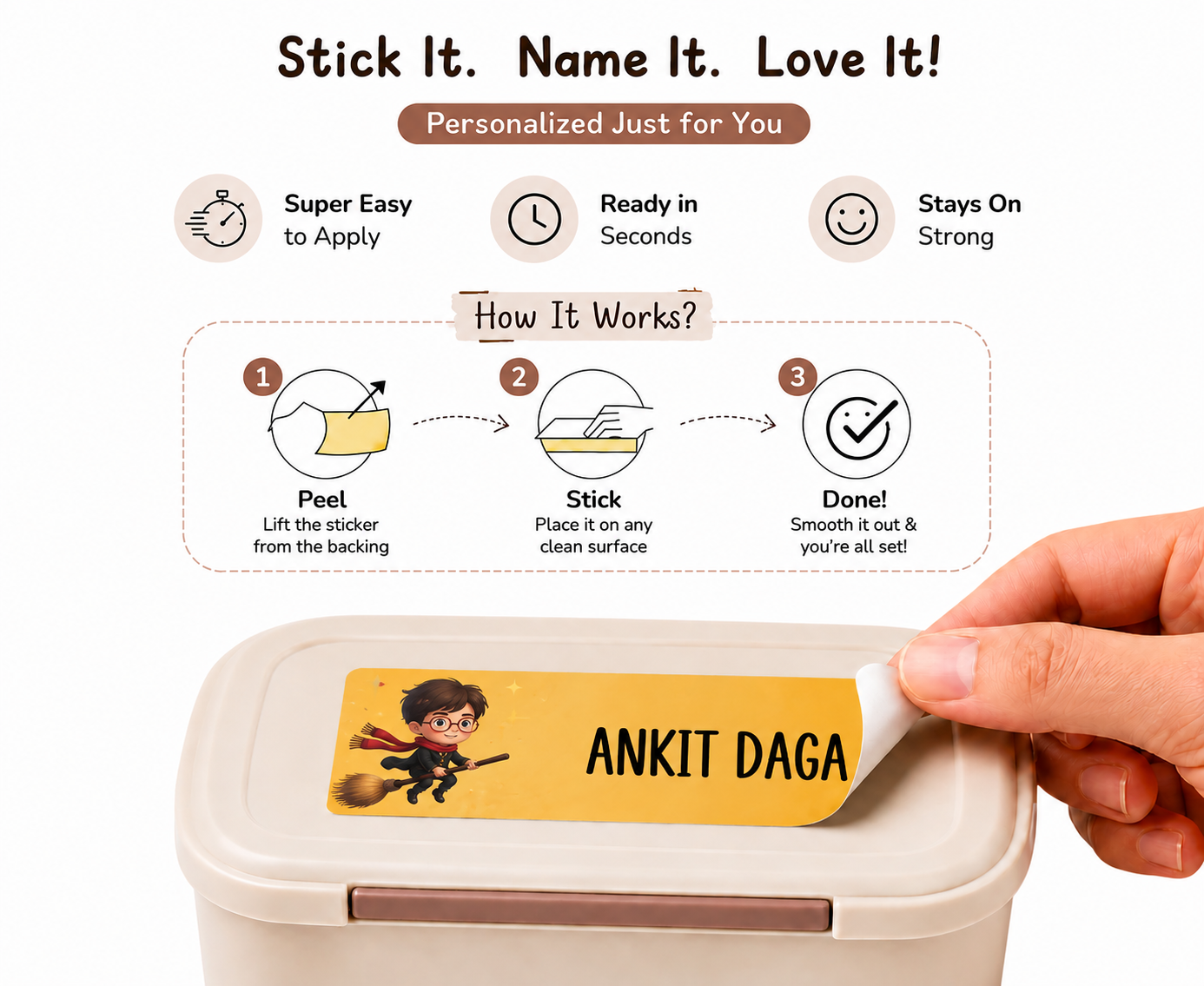 Waterproof Labels - Harry Potter Peppydots|]Peppydots