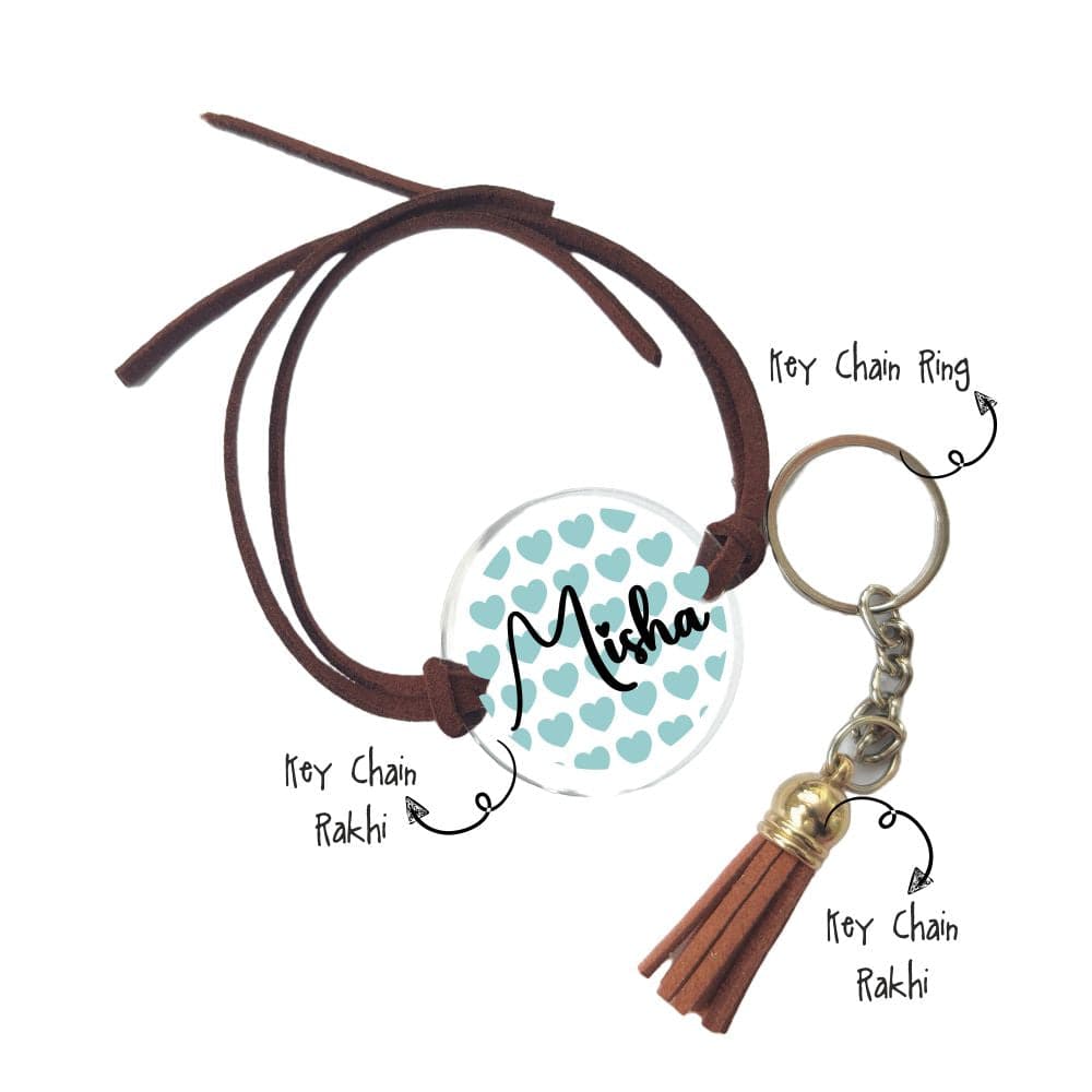 Key Chain Rakhi - Hearts Doxbox Store|]Peppydots
