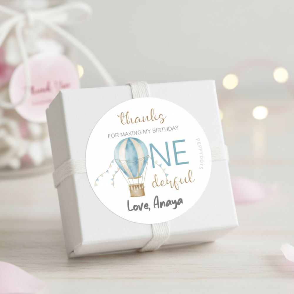 Round thank you label - Construction Vehicles Doxbox Store|]Peppydots