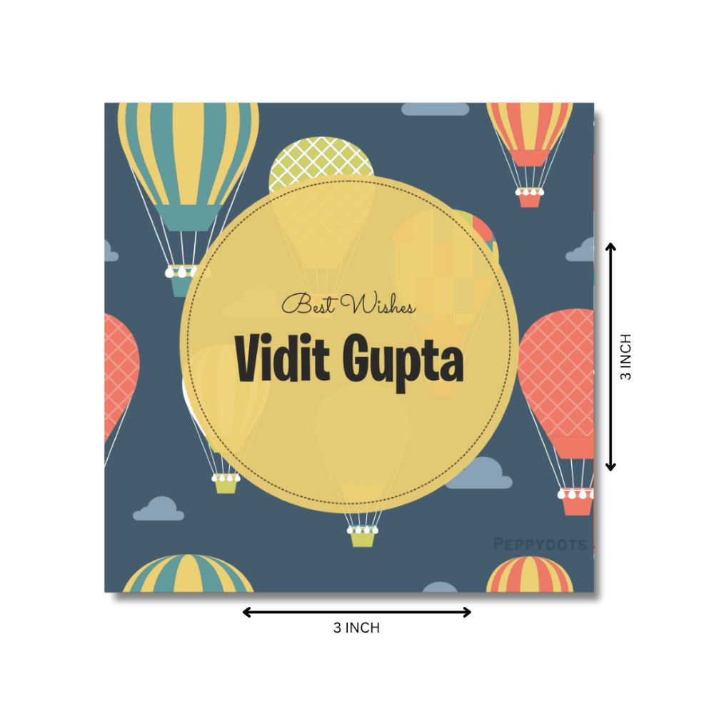 Gift Tag - Hot Air Balloon Doxbox Store|]Peppydots