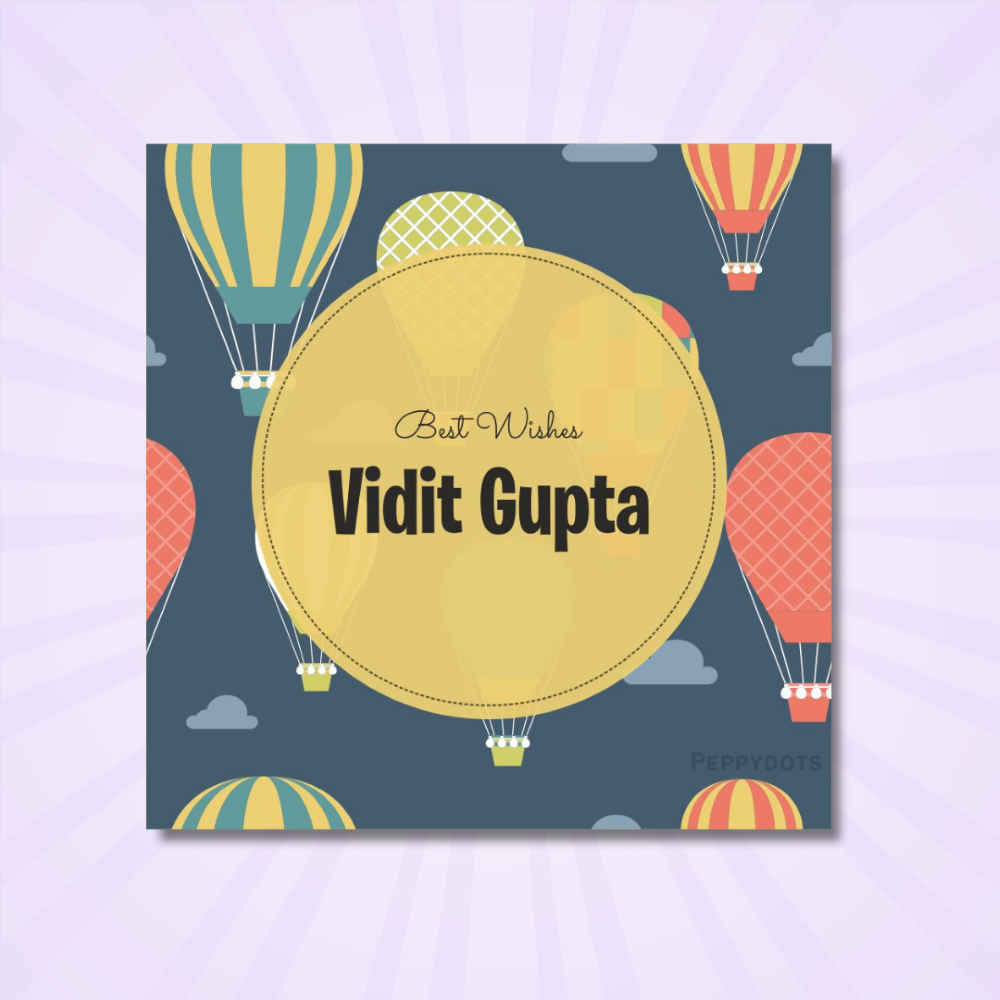 Gift Tag - Hot Air Balloon Doxbox Store|]Peppydots