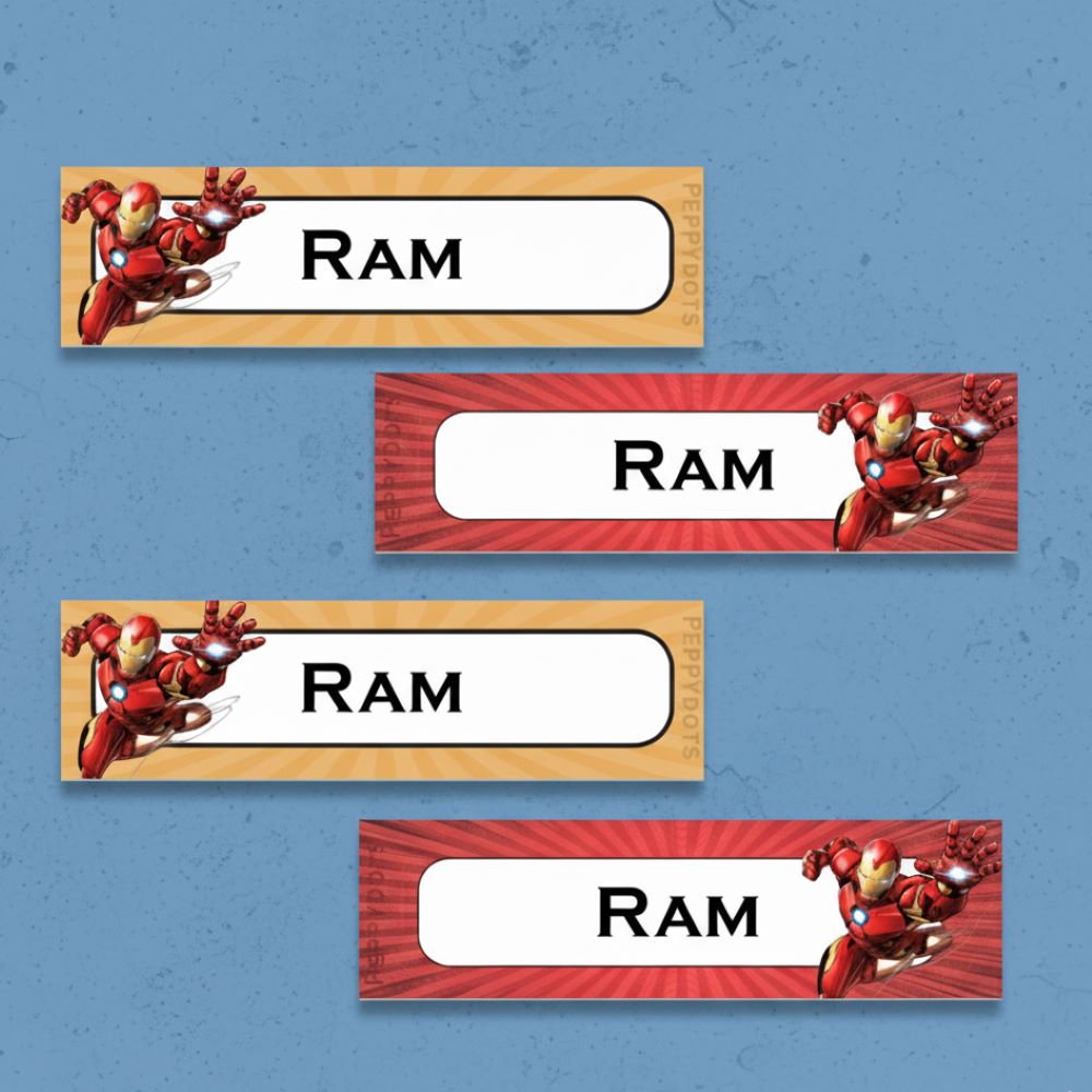 Waterproof Labels - Ironman Doxbox Store|]Peppydots