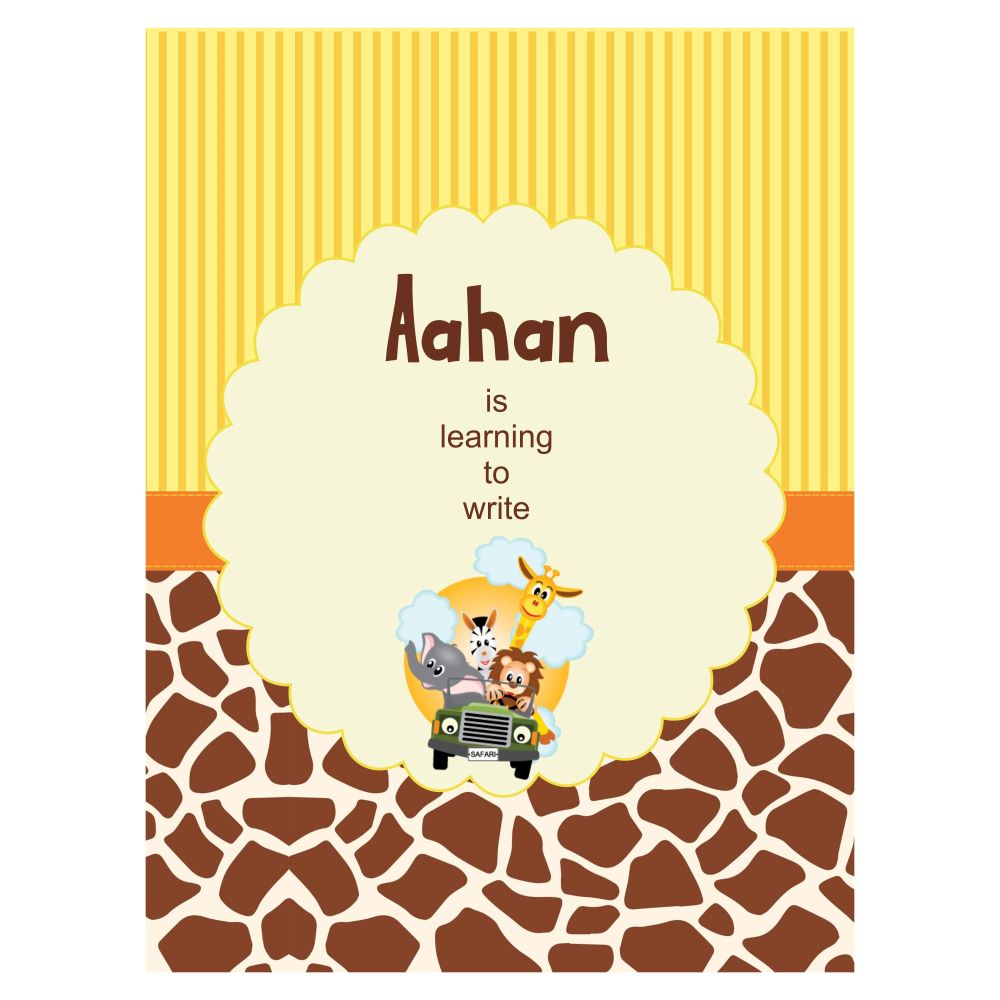 Writing Practice Book Jungel Safari - Peppydots
