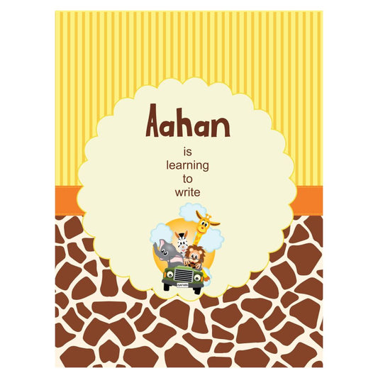 Writing Practice Book Jungel Safari - Peppydots