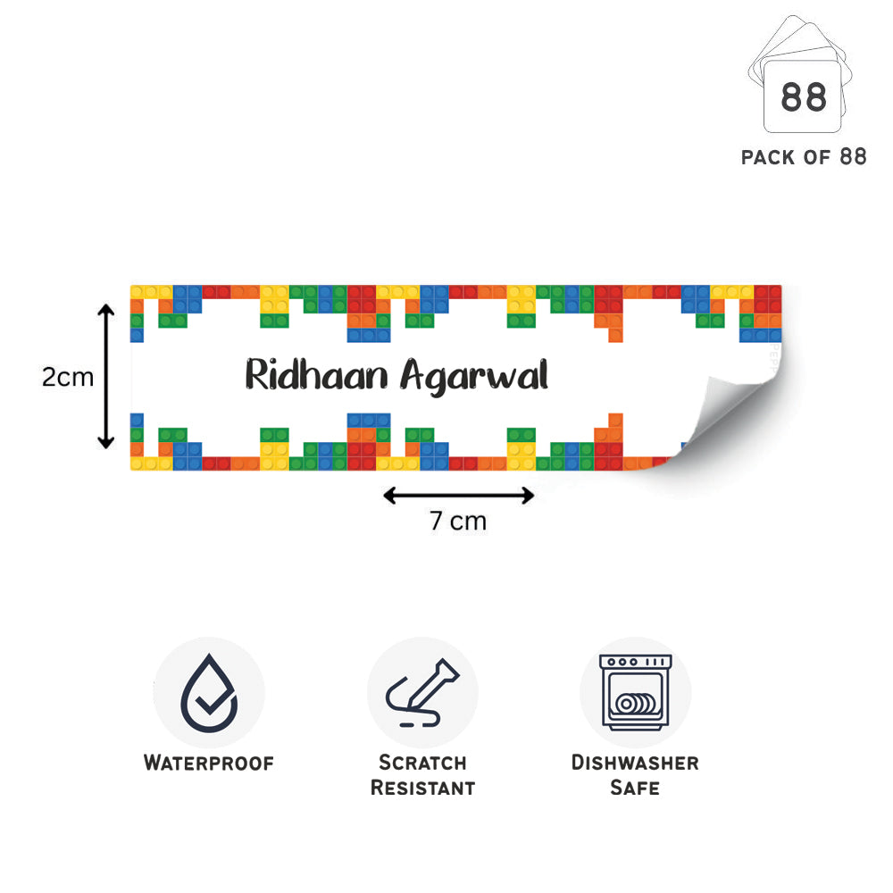 Waterproof Labels - Lego Doxbox Store|]Peppydots