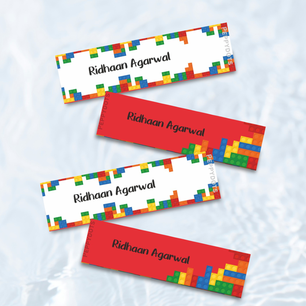 Waterproof Labels - Lego Doxbox Store|]Peppydots