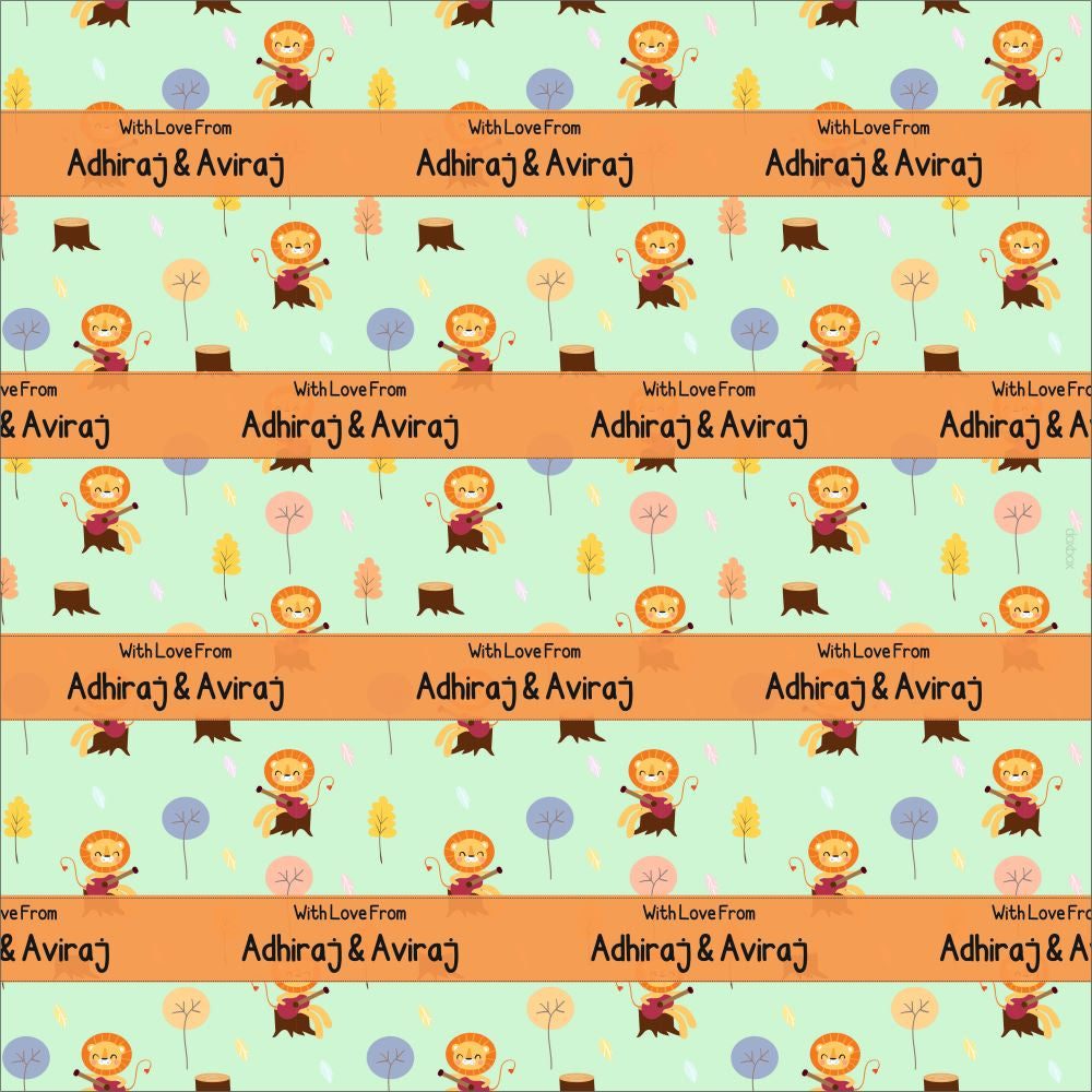 Wrapping Paper -  Lion Doxbox Store|]Peppydots