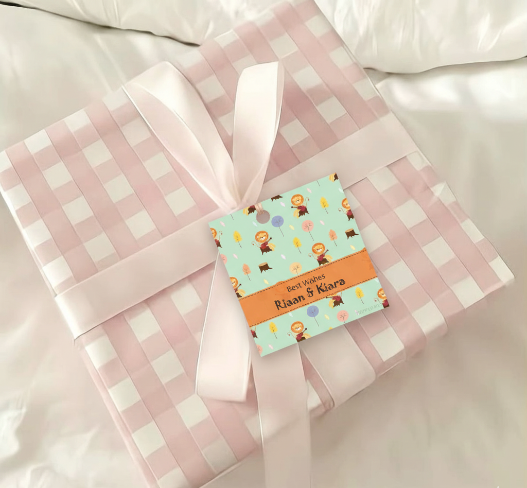 Gift Tag - Lion Playing Guitar Doxbox Store|]Peppydots