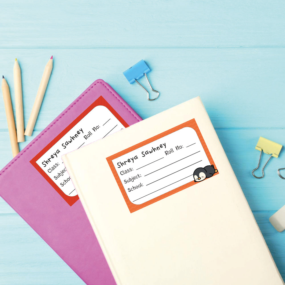 School Book Label - Little Kawai Doxbox Store|]Peppydots