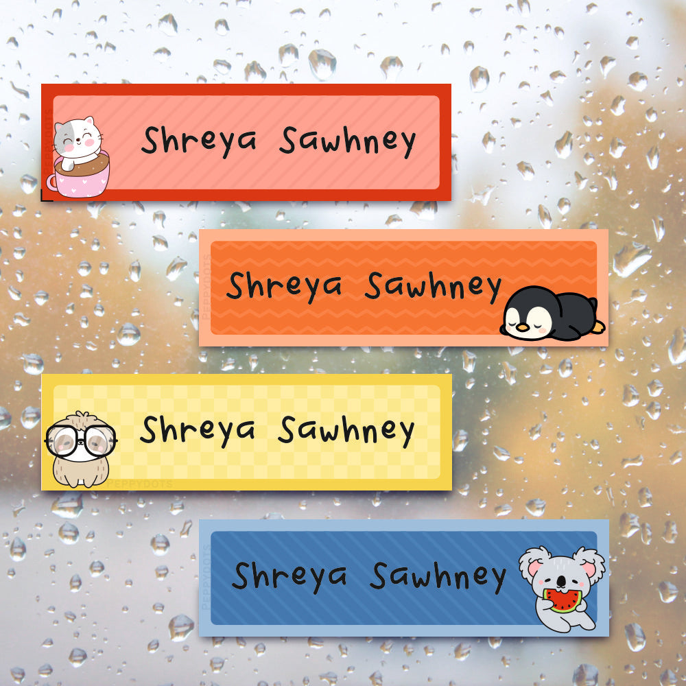 Waterproof Labels - Little Kawai Doxbox Store|]Peppydots
