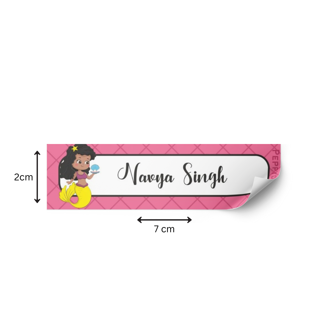 Waterproof Labels - Little Mermaid Doxbox Store|]Peppydots