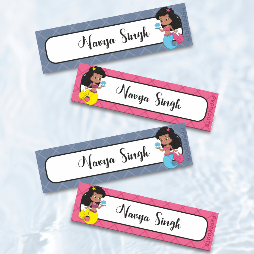 Waterproof Labels - Little Mermaid Doxbox Store|]Peppydots