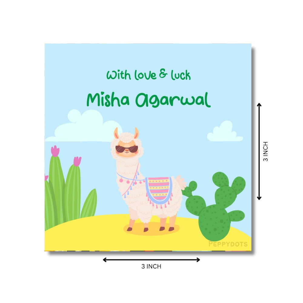 Gift Tag - Llama Doxbox Store|]Peppydots