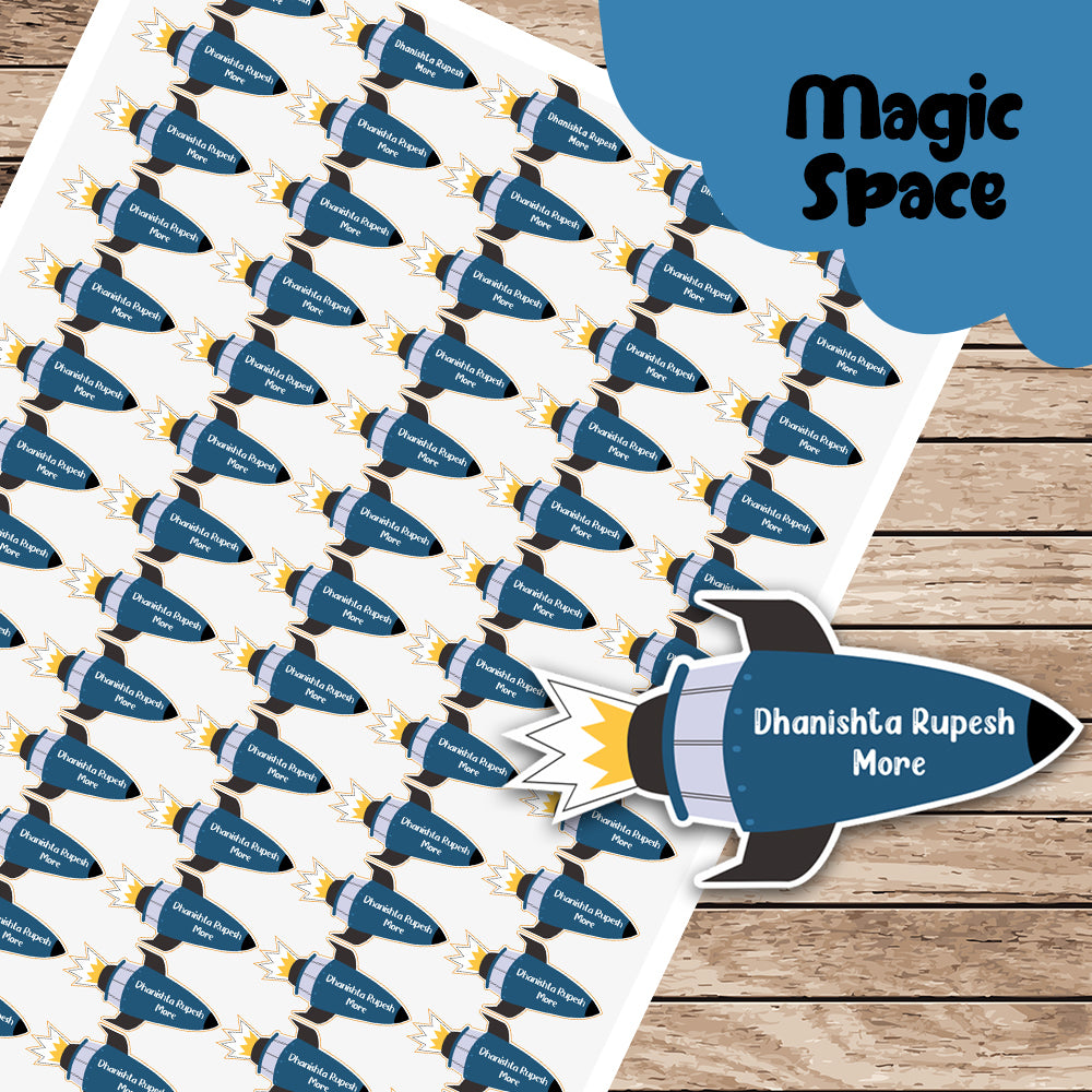 Fancy Shape Sticker - Magic Space Peppydots|]Peppydots