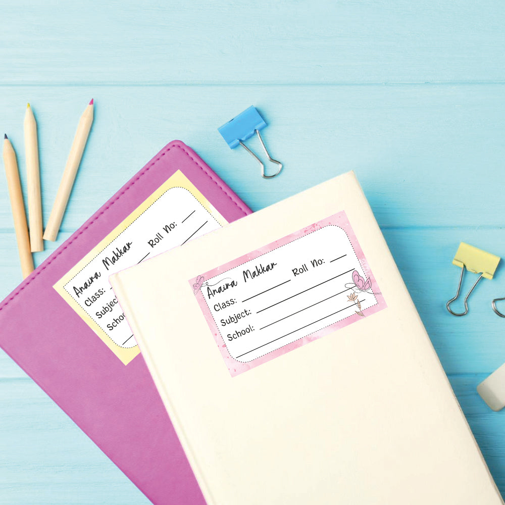 School Book Label - Magical Butterfly Doxbox Store|]Peppydots