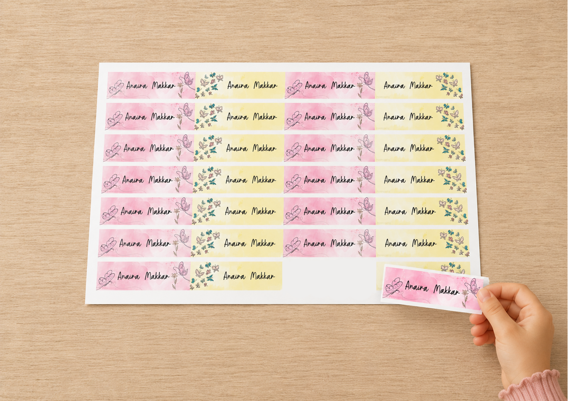 Waterproof Labels - Magical Butterfly Peppydots|]Peppydots