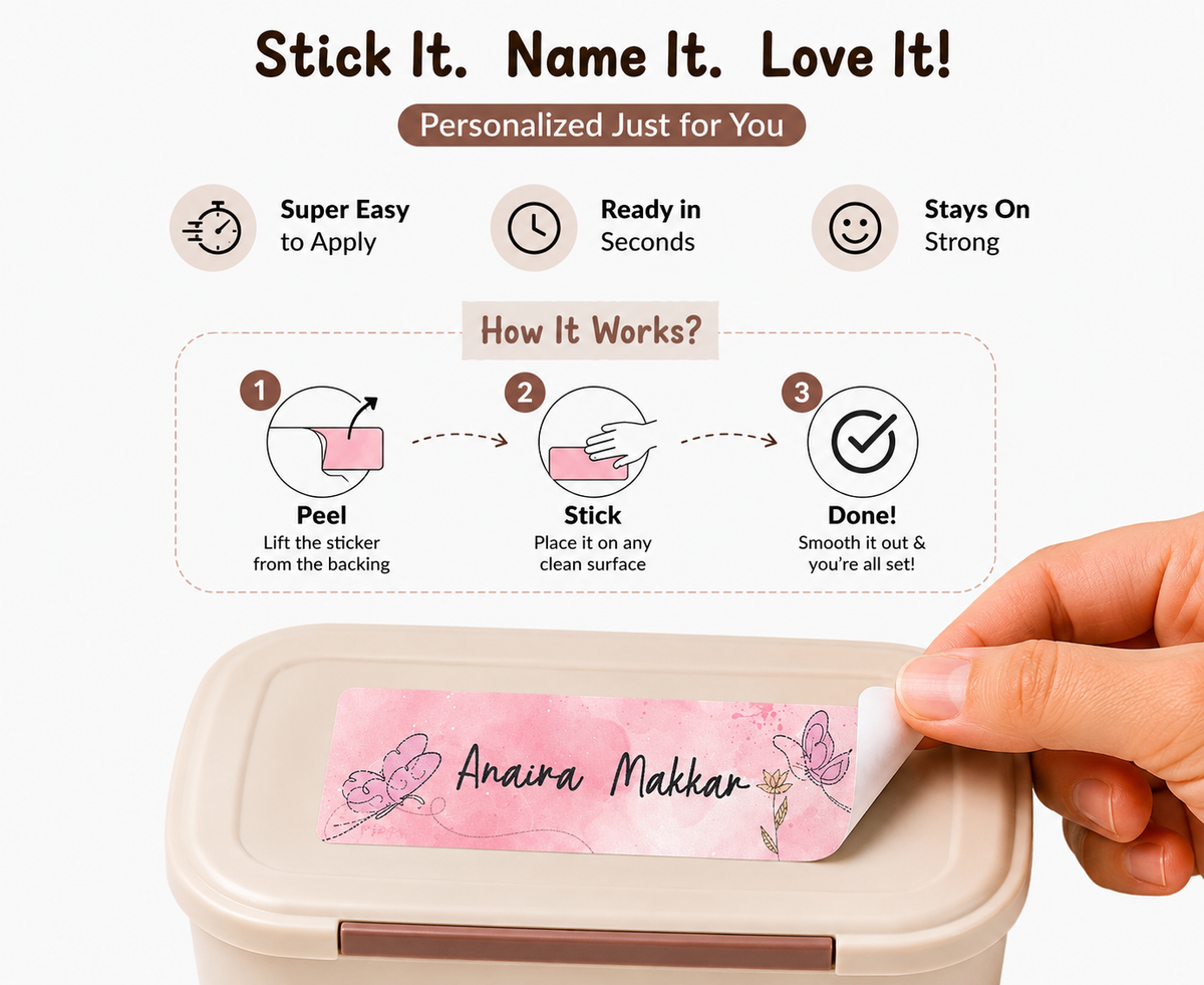 Waterproof Labels - Magical Butterfly Peppydots|]Peppydots
