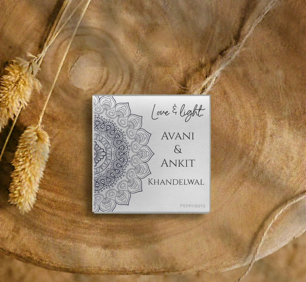 Silver Gift Tag - Mandala Doxbox Store|]Peppydots