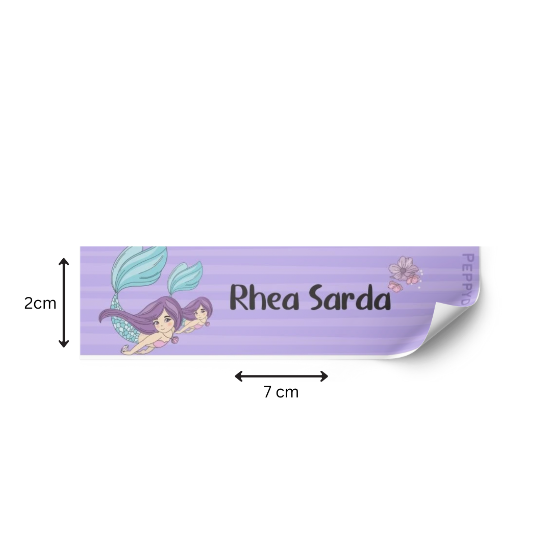 Waterproof Labels - Mermaid Doxbox Store|]Peppydots