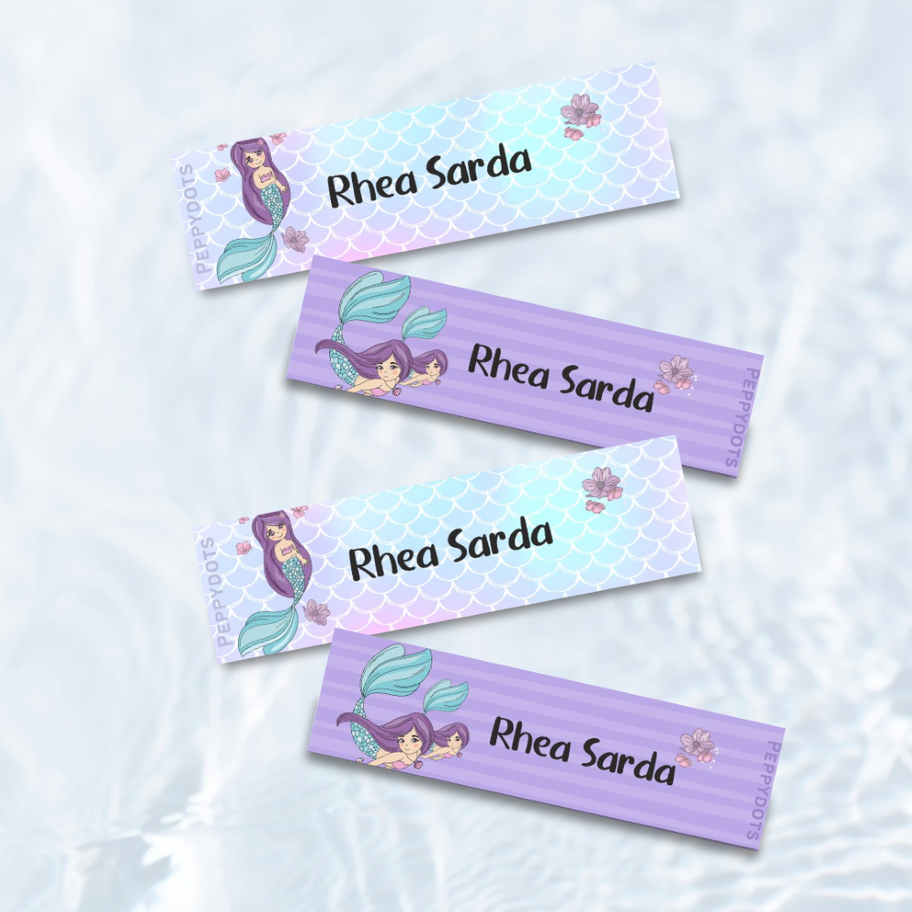 Waterproof Labels - Mermaid Doxbox Store|]Peppydots