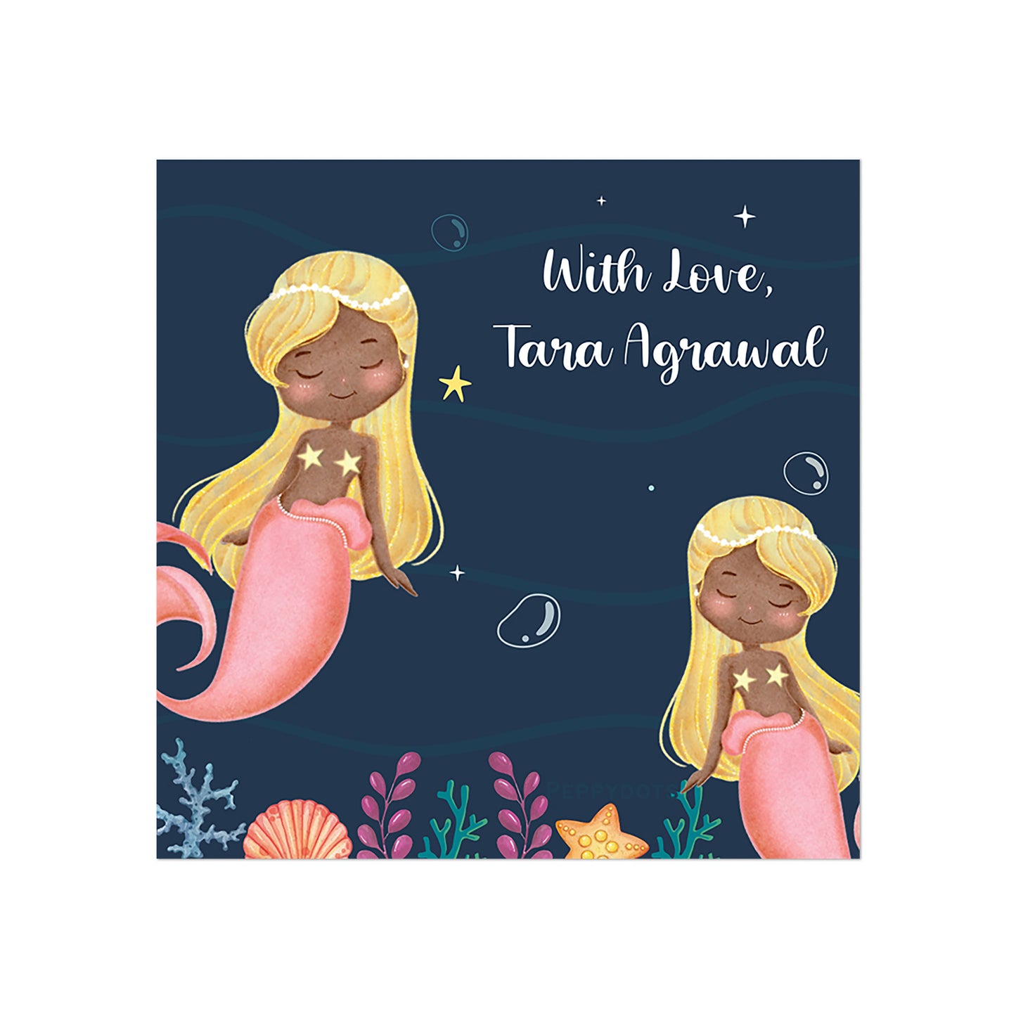 Gift Tag - Mermaid Dreams Peppydots|]Peppydots