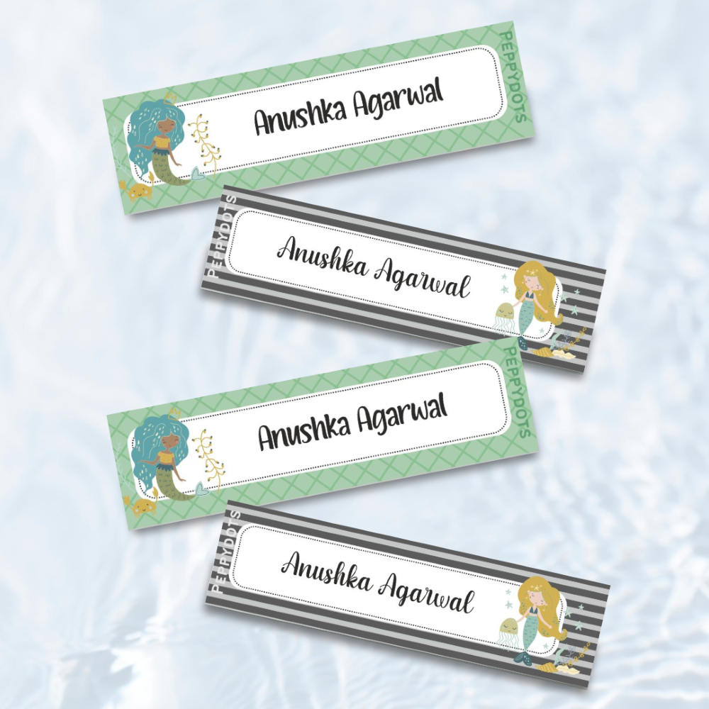 Waterproof Labels - Mermaid Love Doxbox Store|]Peppydots