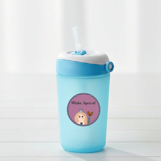 Round Waterproof Labels - Mermaid queen Doxbox Store|]Peppydots