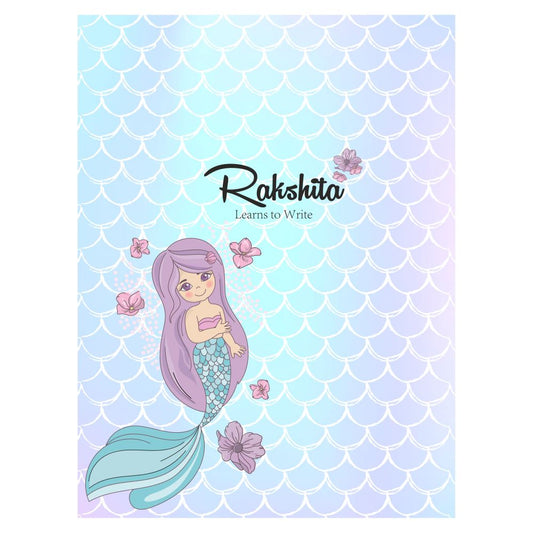 Writing Practice Book Mermaid - Peppydots