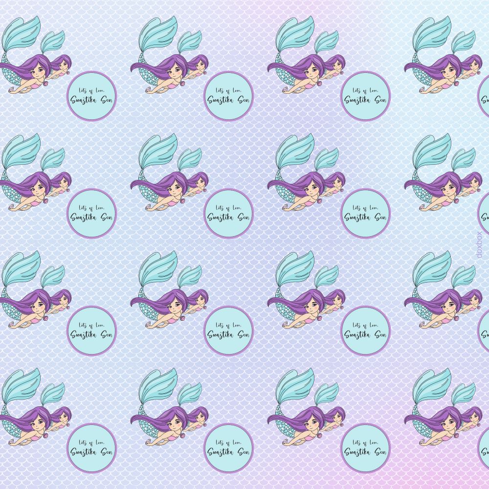 Wrapping Paper - Mermaid Doxbox Store|]Peppydots