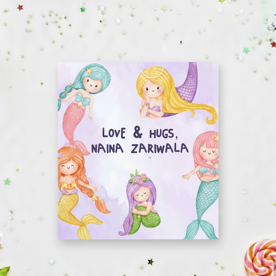 Gift Labels - Mermaid Friends Doxbox Store|]Peppydots