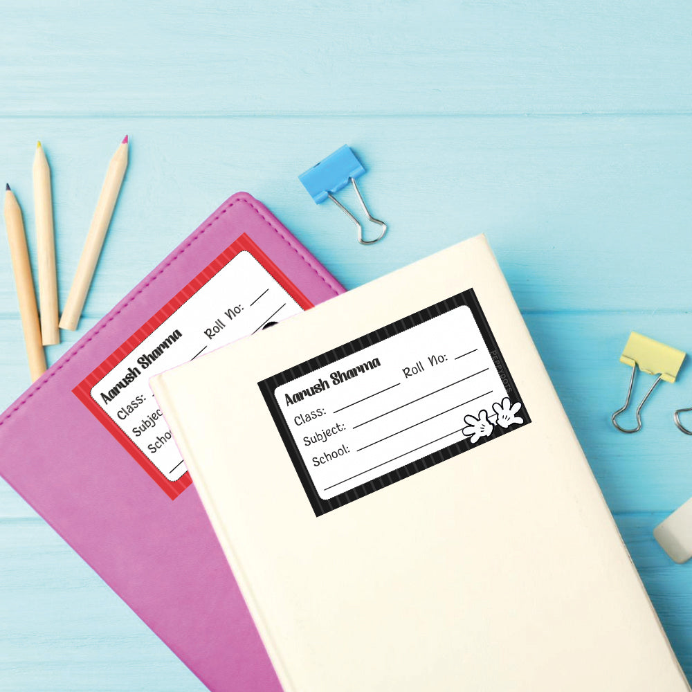 School Book Label - Mickey Mouse Doxbox Store|]Peppydots