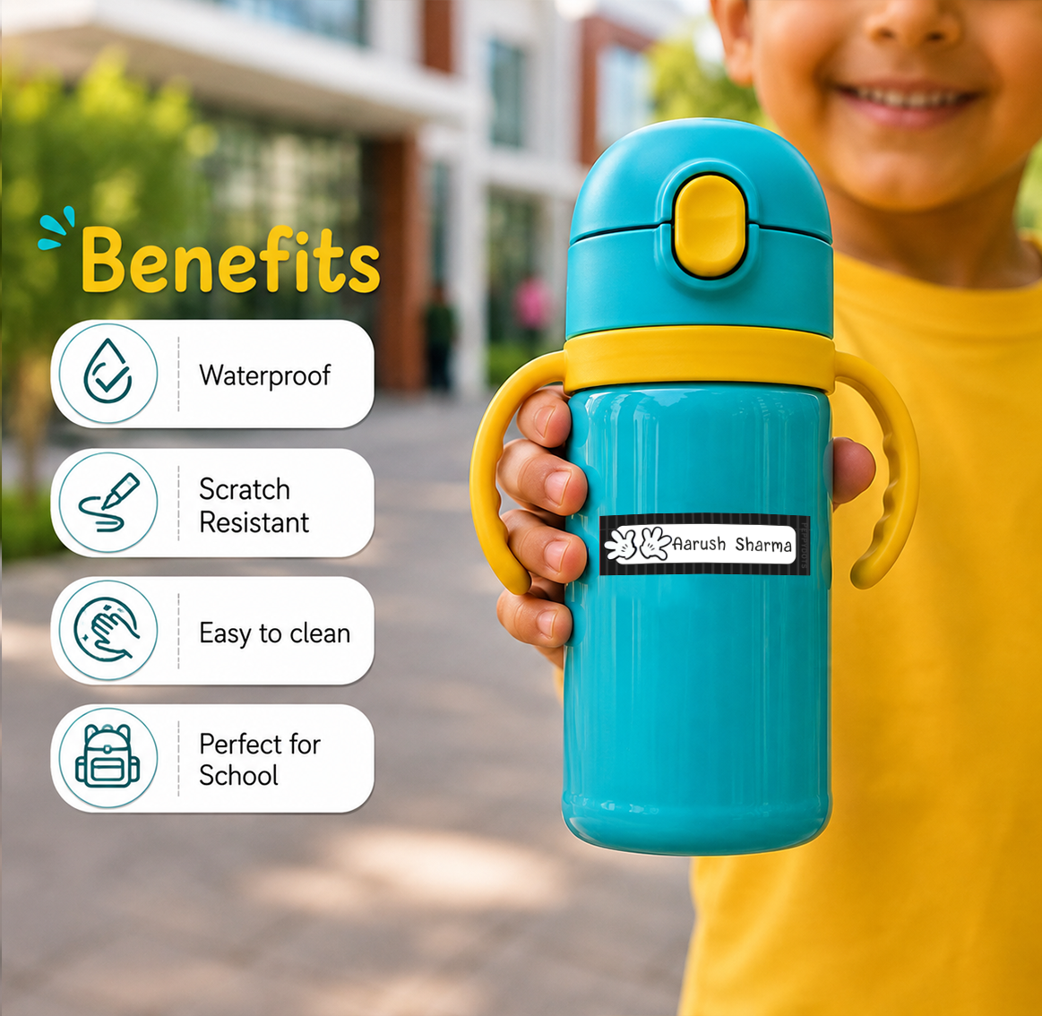 Waterproof Labels - Mickey Mouse Peppydots|]Peppydots