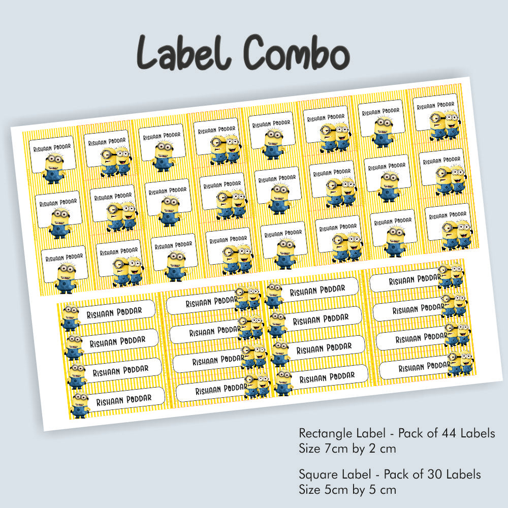 Label Combo - Minion Doxbox Store|]Peppydots