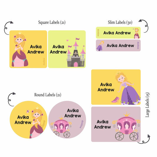 Mixed Labels - Cute Princess Doxbox Store|]Peppydots
