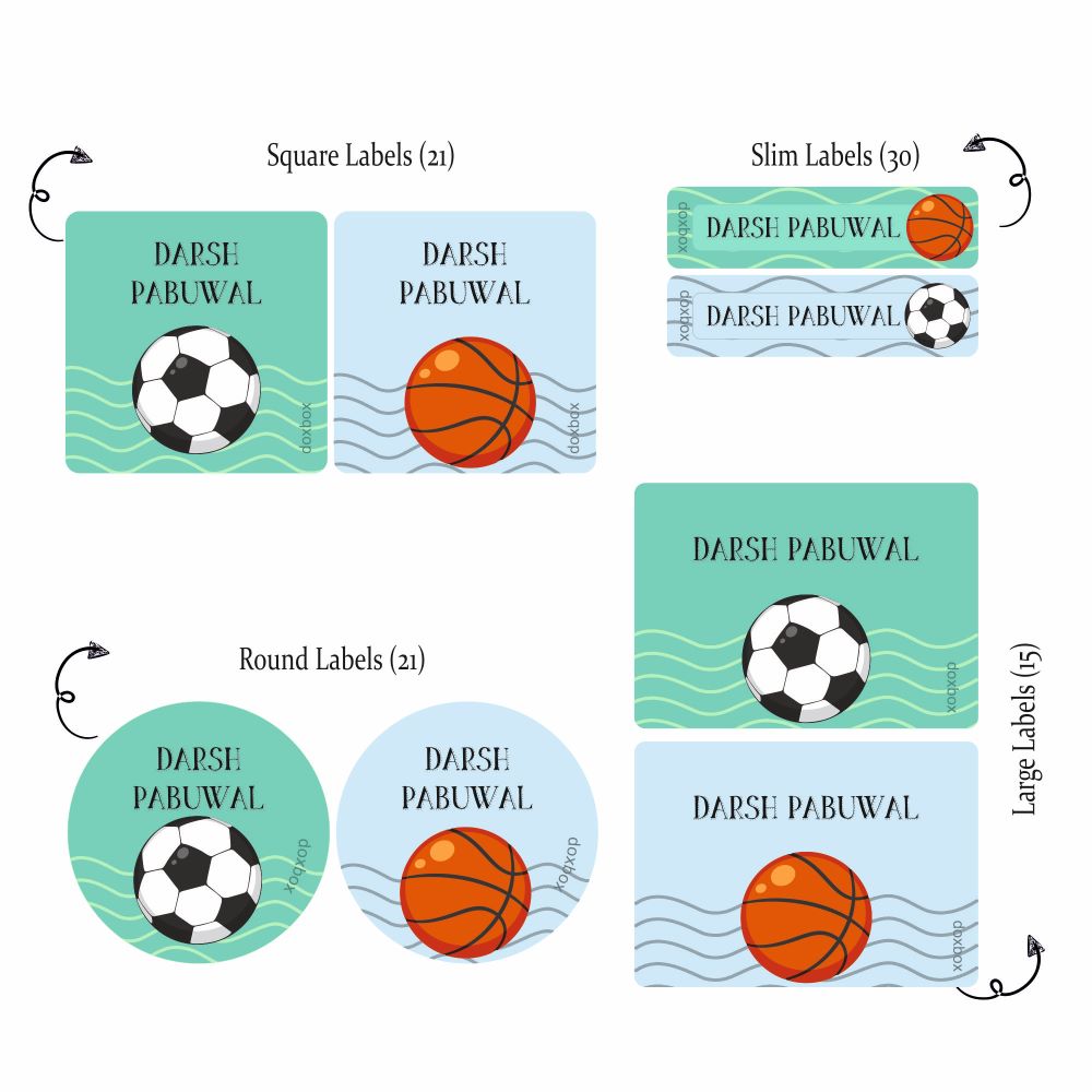Mixed Labels - Sports Doxbox Store|]Peppydots